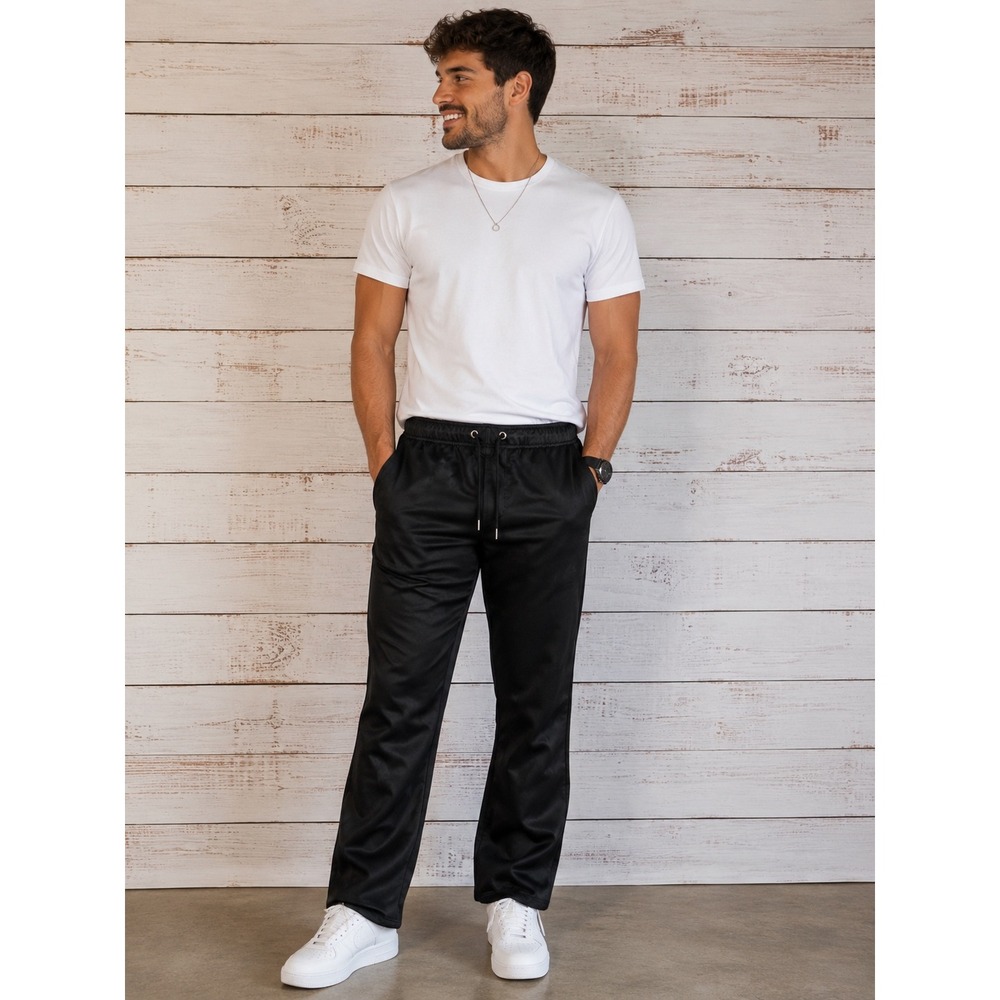 Waimea Stacked Fit Joggers Mens Large Black Cloud Wash Streetwear Pants M5818
